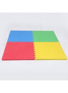 N M Z N M Z Used as a Puzzle Game for Kids -Helps Enhance Reasoning Skill Among Kids Leaf Pattern Baby EVA Foam Puzzle Play Interlocking Exercise Floor Mat for Kids (Multicolour) - 4 Pieces  - Image 3