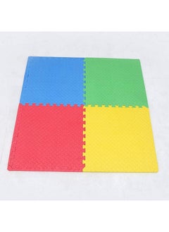 N M Z N M Z Used as a Puzzle Game for Kids -Helps Enhance Reasoning Skill Among Kids Leaf Pattern Baby EVA Foam Puzzle Play Interlocking Exercise Floor Mat for Kids (Multicolour) - 4 Pieces  - Image 5