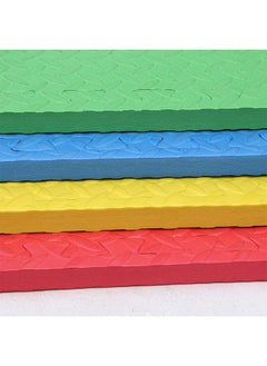 N M Z N M Z Used as a Puzzle Game for Kids -Helps Enhance Reasoning Skill Among Kids Leaf Pattern Baby EVA Foam Puzzle Play Interlocking Exercise Floor Mat for Kids (Multicolour) - 4 Pieces  - Image 4