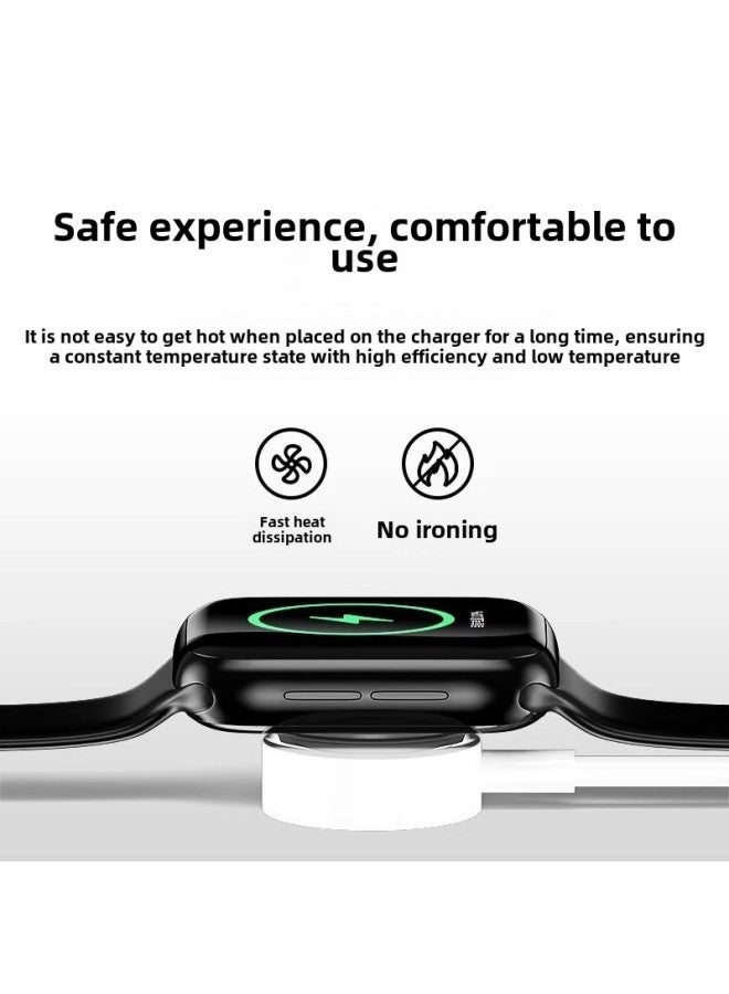 Suitable For Apple Apple Watch Watch Watch Charger Fast Charging Wireless Charging Cable/Magnetic Charging Stand Portable-Color:Type-C Interface Plastic Paragraph [line Length 1 M] Boxed  - Image 3