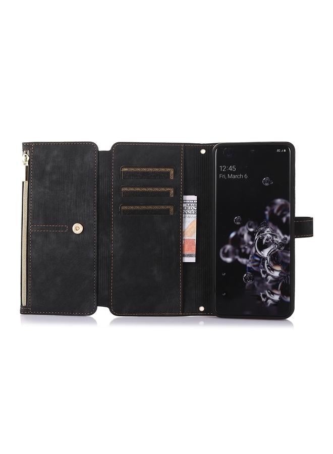 S-TOP Case For Samsung Galaxy S20 Ultra Dream 9-Card Wallet Zipper Bag Leather Phone Case - Image 4