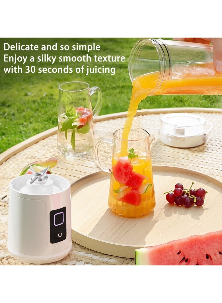 Flushrenic 2-in-1 juicer,small, 600ml，LCD (Liquid Crystal Display),bring 12 Stainless Steel Blade,High capacity battery, portable electric kitchen,Perfect for  fruit juice,Smoothies, Coffee, Herbs, and Spices（Black) - Image 3