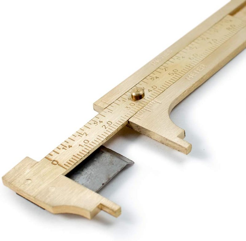 SFC TOOLS Brass Slide Gauge with Plate - 80mm - - 35-170 - Image 1