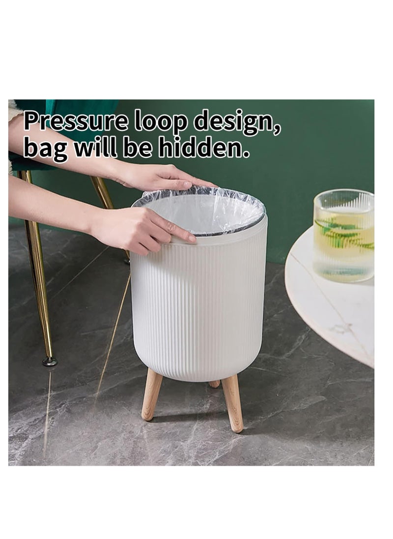 CityRiya-Long Intelligent Trash Can,Smart Bathroom Trash Can 10L,Touchless Motion Sensor Garbage Can with Lid,Smart Sensor Electric Waste Bin Home Trash Can for Kitchen Bathroom Garbage for Bathroom, Office, rv, Bedroom, Living Room  - Image 5