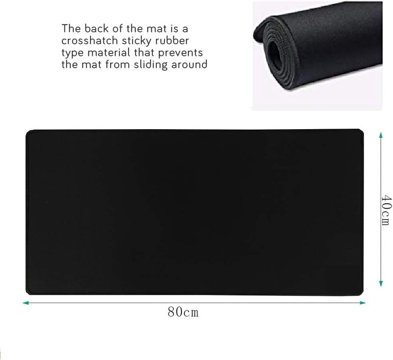 YEBMoo Extra Large Extended Gaming Mouse Pad 800x400x3mm with Non-Slip Base for PC Laptop - Image 2