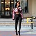 VOIKERDR Leather Jacket Cropped Jacket Motorcycle Jacket Y2K Letter Bomber Jacket Women Faux Leather Jacket Streetwear - Image 3