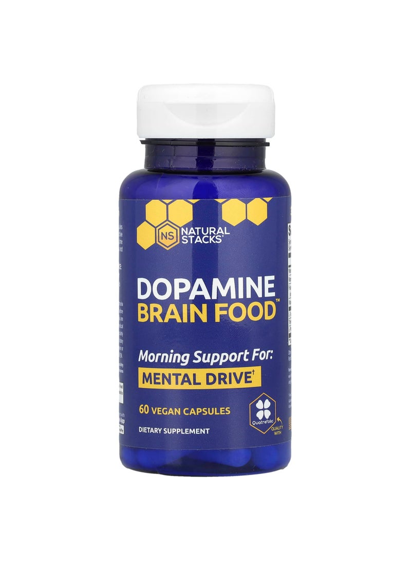 Dopamine Brain Food™, 60 Vegan Capsules
