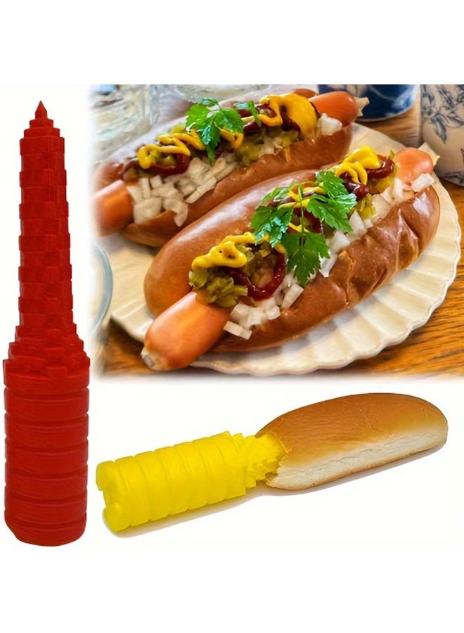 Red Hot Dog Hole Puncher Reusable Portable BBQ Baking Accessory - Image 2