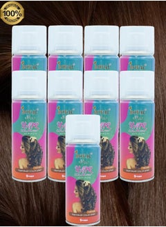 9 Pieces Roval Temporary Hair Color Spray Brown