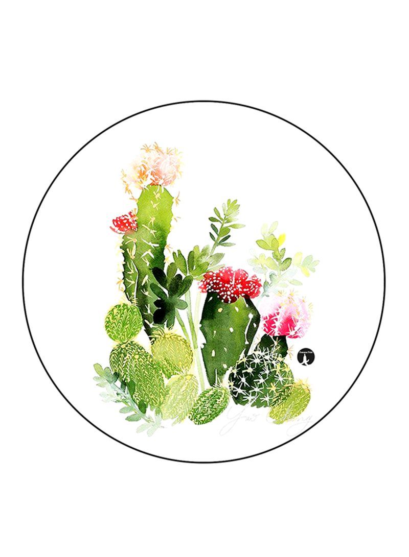 RKN Cactuses Printed Mouse Pad Multicolour