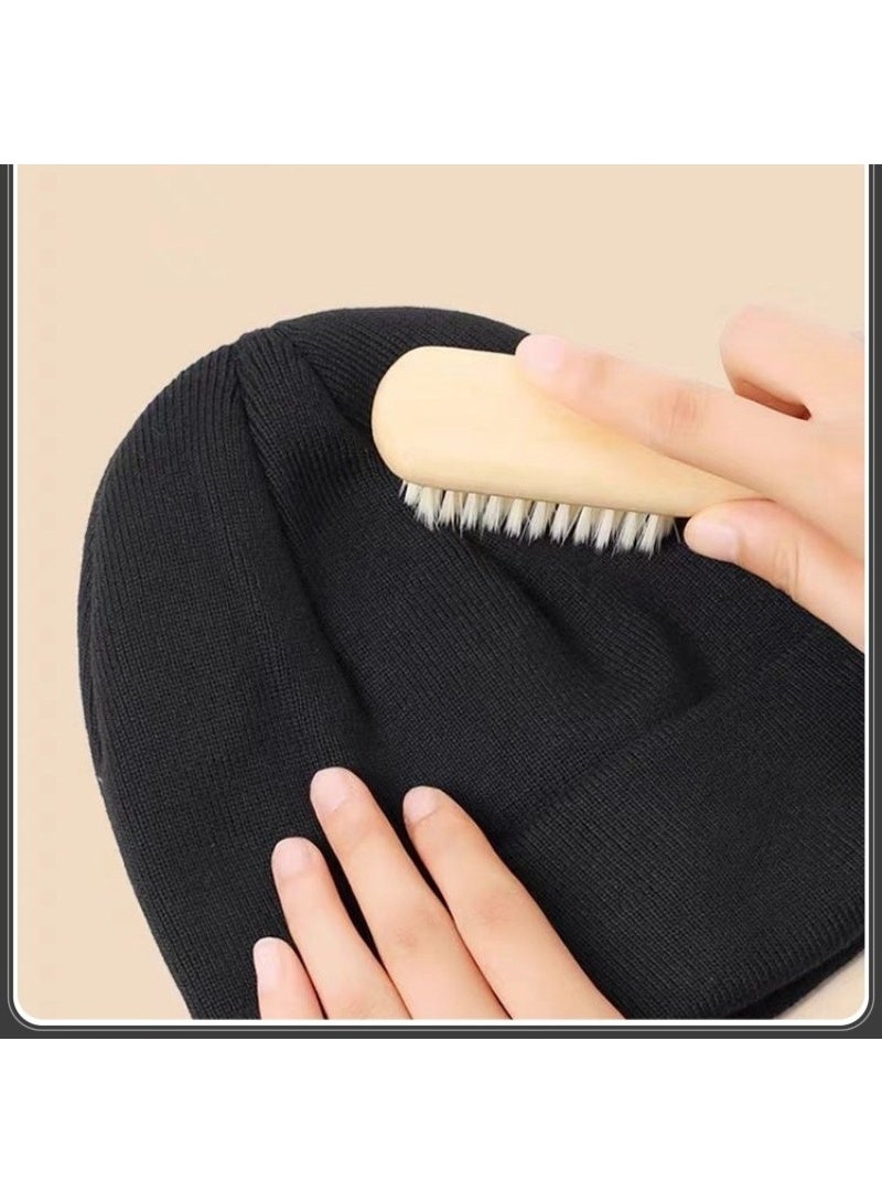 HALAMODO قبعة دلو للرجال قبعة دافئة للرجال قبعة محبوكة مقاومة للبرد ومقاومة للرياح قبعة شتوية للخارج، قبعة شتوية قبعة محبوكة قبعات تخزين (قبعة وشال) - Image 4