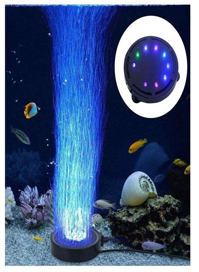 VAYINATO® Multicolour 2 in 1 Air Bubble LED Light with Airstone for Aquarium Fish Tank Decoration (Q12 | 6 Inch | 12 LED | 1.2 Watts) by Petzlifeworld - Image 2