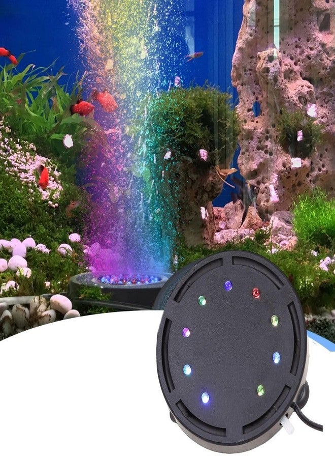 VAYINATO® Multicolour 2 in 1 Air Bubble LED Light with Airstone for Aquarium Fish Tank Decoration (Q12 | 6 Inch | 12 LED | 1.2 Watts) by Petzlifeworld - Image 1