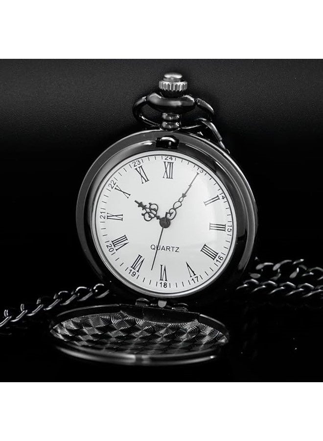 Yash Retro Pocket Watch for Husband I Love You Quartz Timepiece with Chain and Elegant Packaging – A Perfect Gift - Image 2