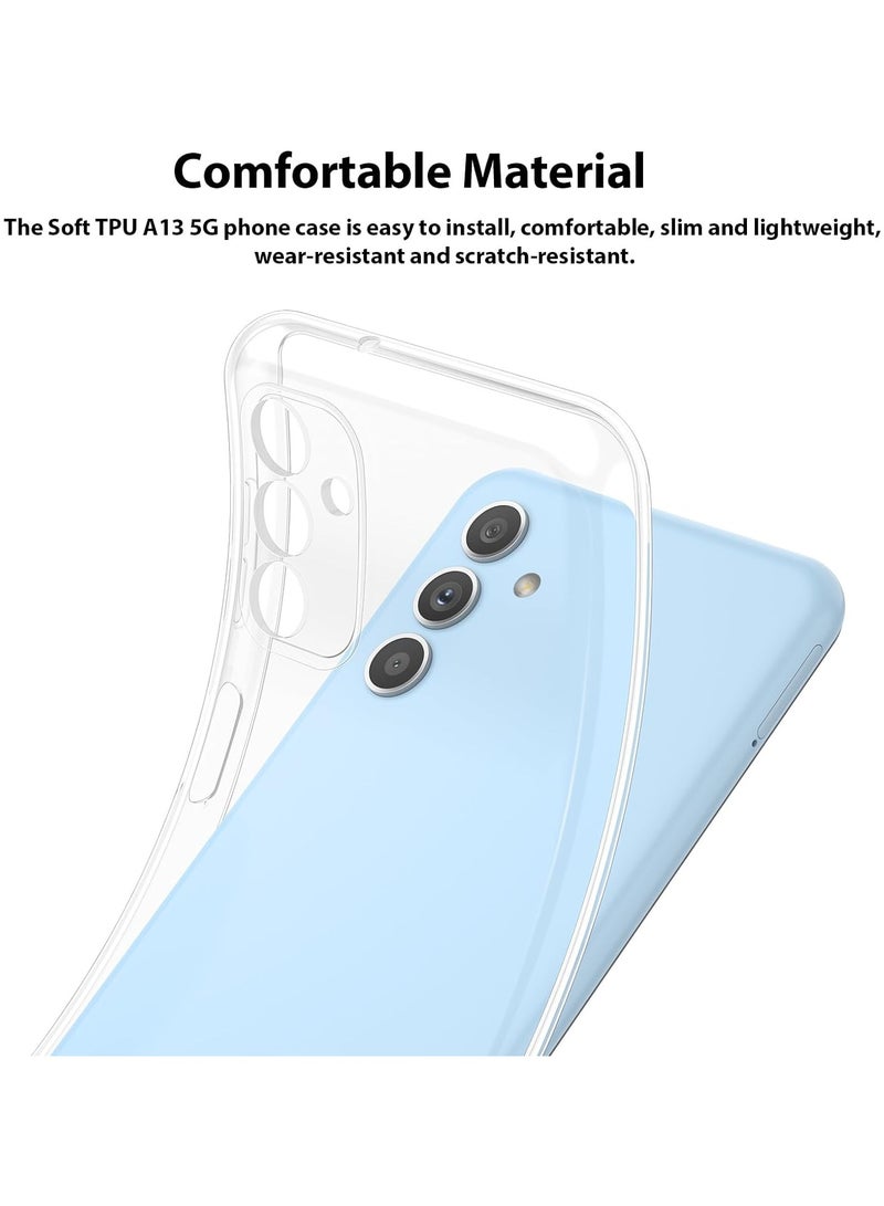 Samsung Galaxy A25 Clear Case Soft Flexible TPU Shockproof Transparent Back Cover Compatible for Samsung Galaxy A25  - Image 4