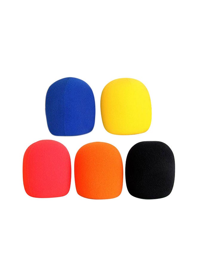 5pcs/lot universal mic accessories foam cover handheld microphone windshield sponge cap ball shape microphone windscreen for ktv karaoke dj - Image 5