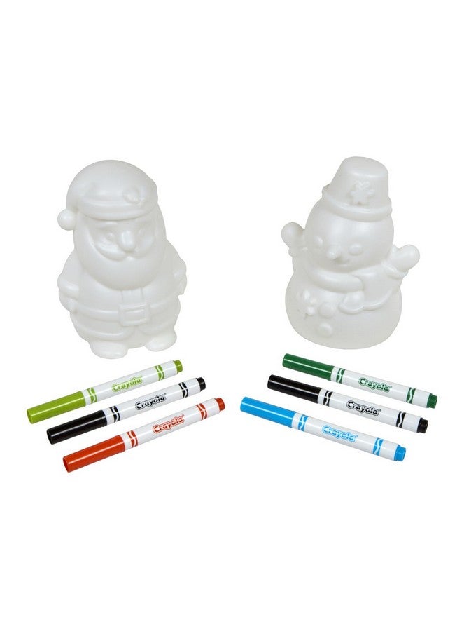Crayola Light Ups Santa and Snowman Bundle, Recolorable Light Up Toy, Gift for Kids, 5, 6, 7, 8 - Image 3