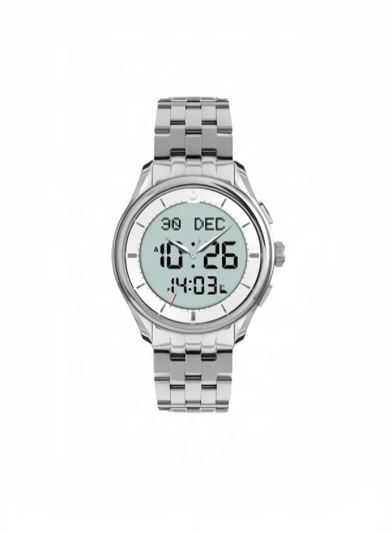 الفجر ساعة رقمية فاخرة من الفولاذ المقاوم للصدأ للرجال WW-22SW