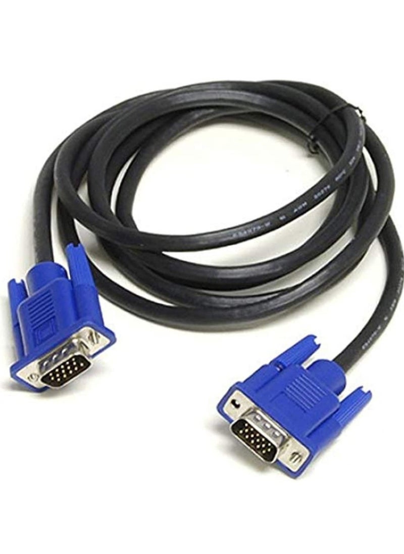 كابل VGA - 1.5م ذكر إلى ذكر كابل تمديد فيديو محول VGA لجهاز الكمبيوتر إلى شاشة المراقبة أو جهاز العرض مع منفذ VGA - Image 2