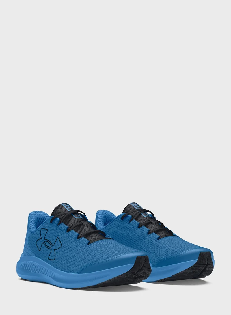 UNDER ARMOUR Boys' Grade School Charged Pursuit 3 Bl Shoes