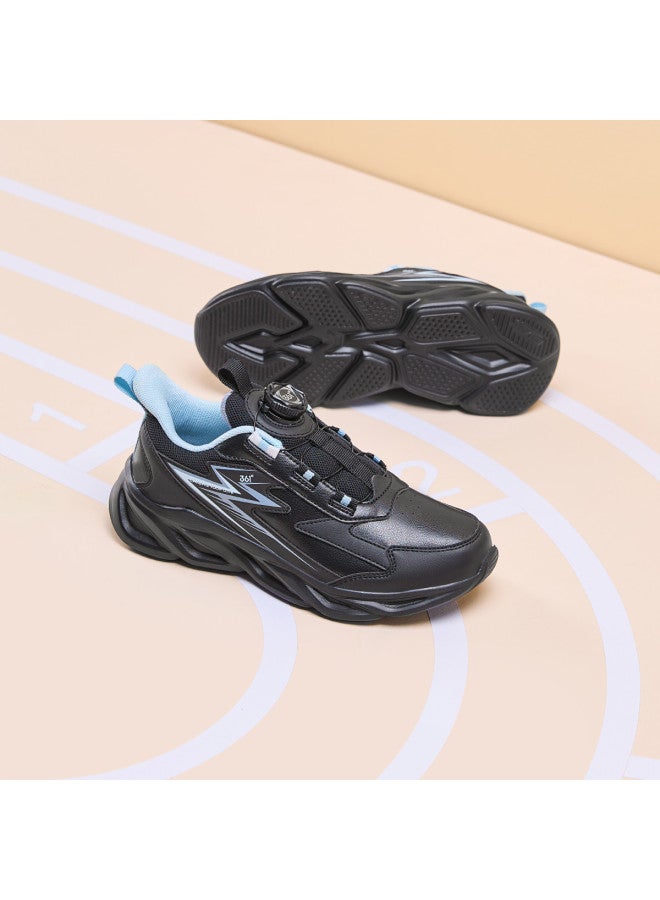 Knob Buckle】 Boys' Spring And Autumn Comfortable Lightweight Running Shoes, Large Size Children's Athletic Shoes For Boys And Girls - Image 4