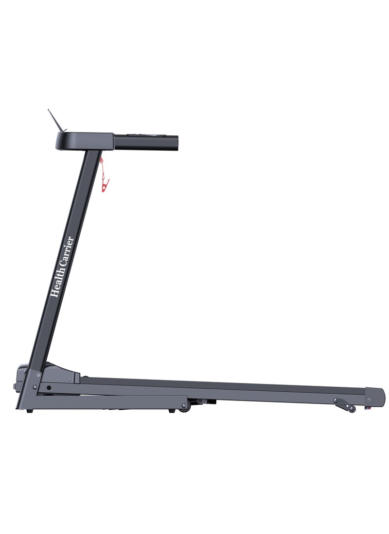 HC-T506 Folding Treadmill 3.5inch Black LCD, Bluetooth Speaker, Heart Rate Sensor, Hydraulic Folding Pole, 3 Step Manual Incline-120kg Weight Capacity - pzsku/ZAD90915E2FA95BFC4AA2Z/45/_/1690019577/2992df71-b993-4217-8a08-575e12c0c983