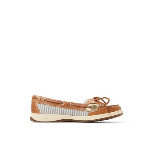 Sperry Women's Angelfish Boat Shoe, Tan Multi, 5 - Image 3