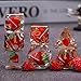 Maywin Strawberry DD Resin Dice Set Polyhedral DND Dice Animal Inclusion Dice D and D for Dungeons and Dragons MTG RPG Board Games - Image 4