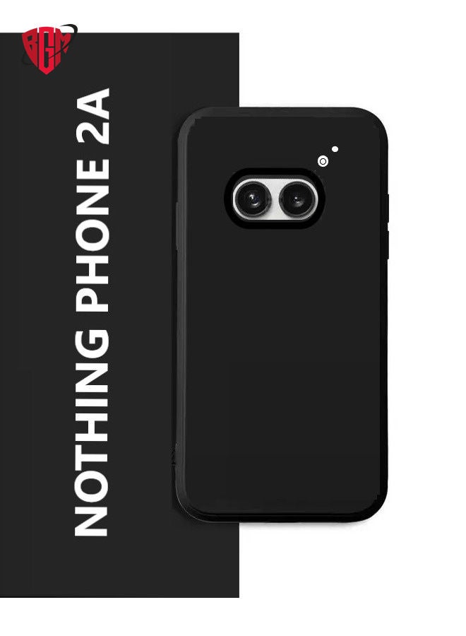 Nothing Phone 2a Case Cover Silicone TPU Premium Flexible Protective Case For Nothing Phone 2A - Black