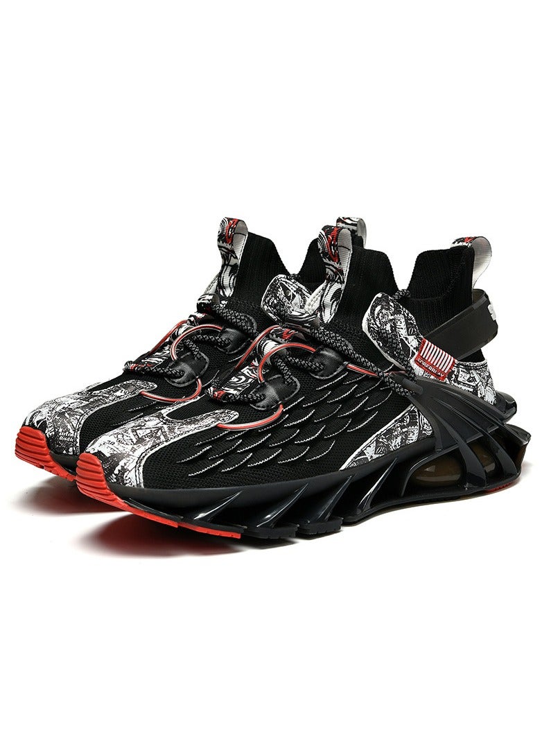 KUYING New Beacon Blade Sole Flyknit Sports Shoes