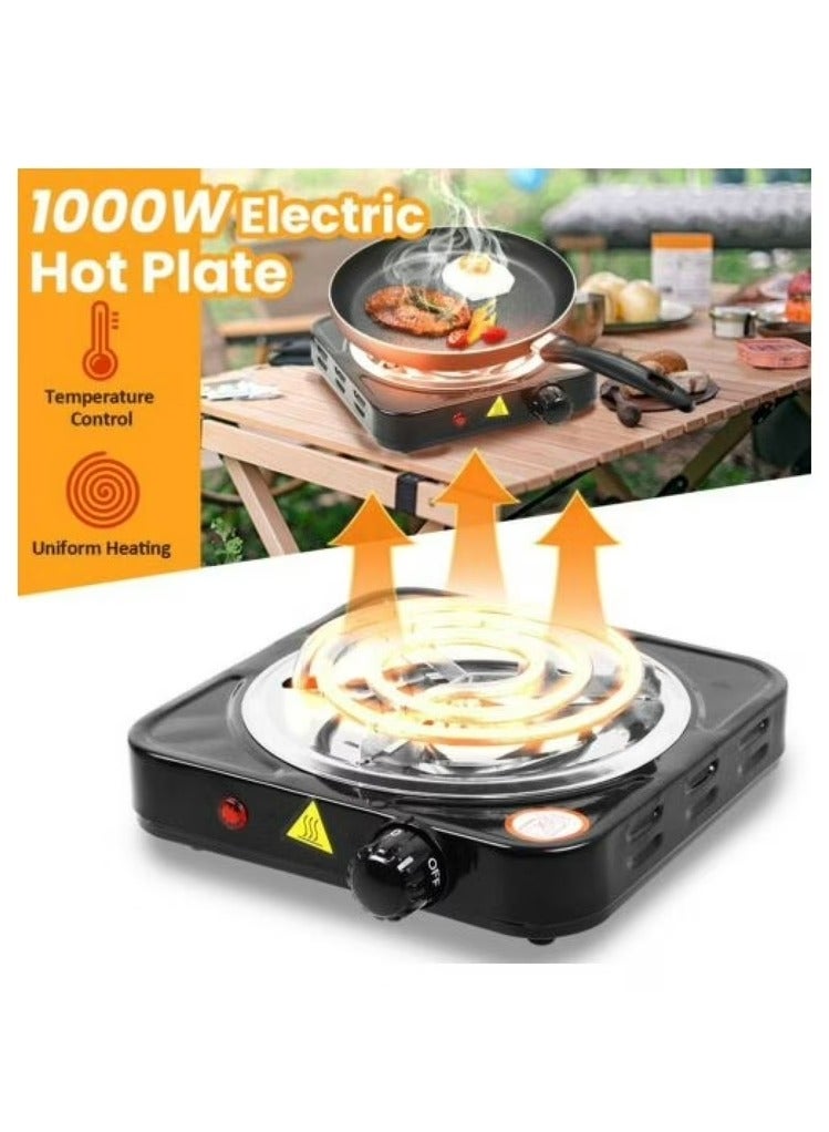 RAF Electric Stove-Hot Plate-Cooker-Burner/Uniform Heat/Easy To Clean/Overheat Protection/1000W(R.8010BB) - Image 3