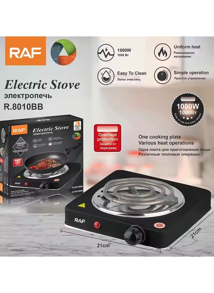 RAF Electric Stove-Hot Plate-Cooker-Burner/Uniform Heat/Easy To Clean/Overheat Protection/1000W(R.8010BB) - Image 4