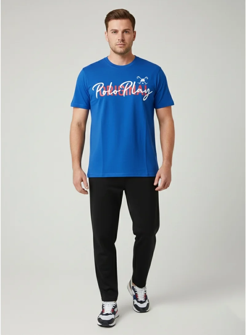Polo Play Mens Graphic T-shirt -BLUE
