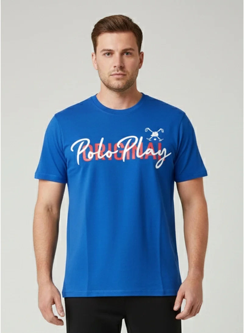 Polo Play Mens Graphic T-shirt -BLUE
