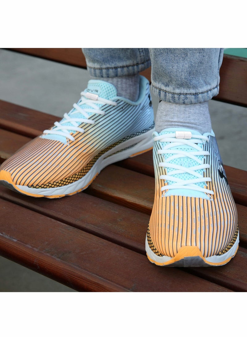 2 Pairs of No Tie Shoe Laces Elastic Tieless Shoelaces, One Size Fits All Adult & Kids - Image 2