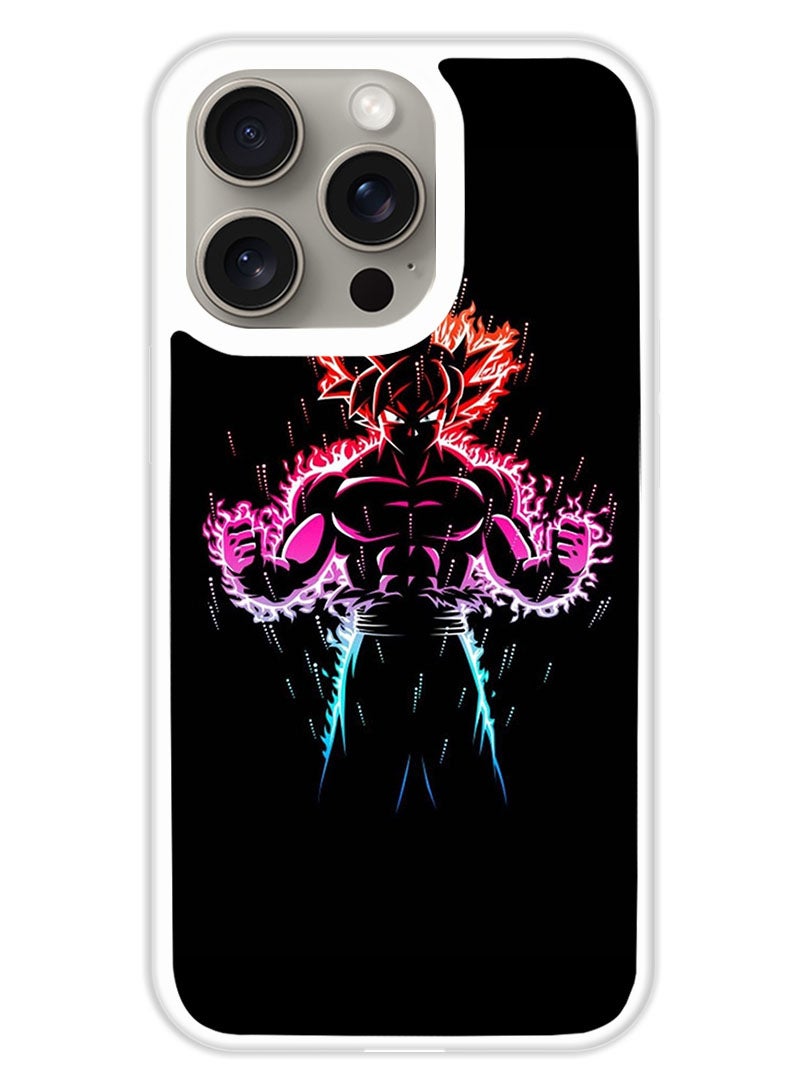 Theodor Protective Case Cover For APPLE IPHONE 15 Pro Max The Ani Dra Ba 2 (White Bumper) - Image 1