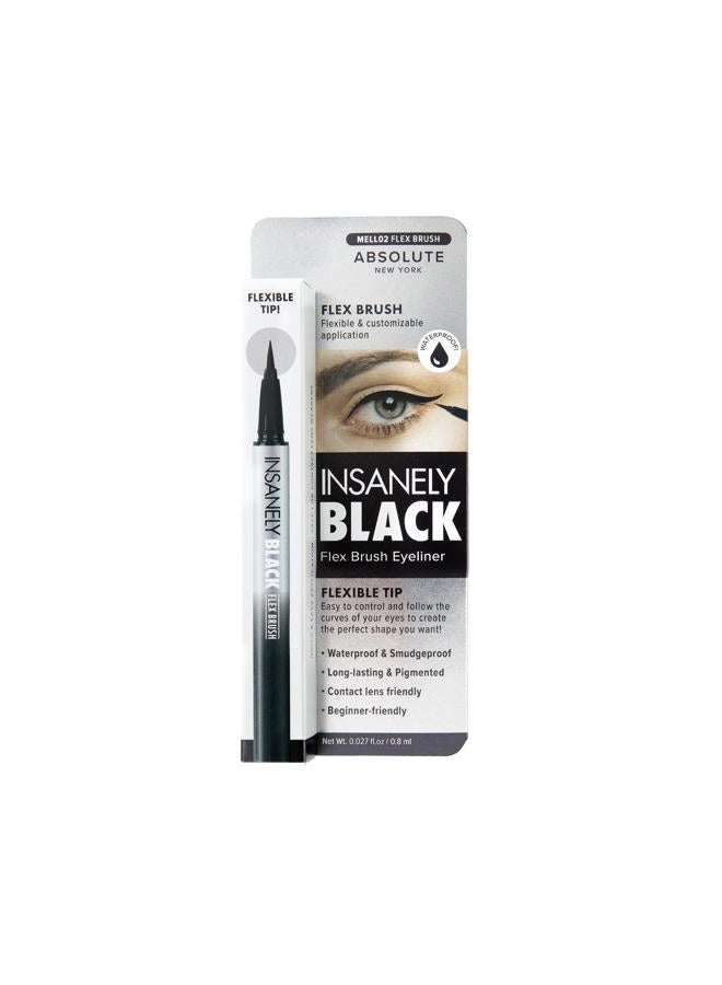 Absolute New York Insanely Black Flex Brush Liquid Eyeliner - Image 1