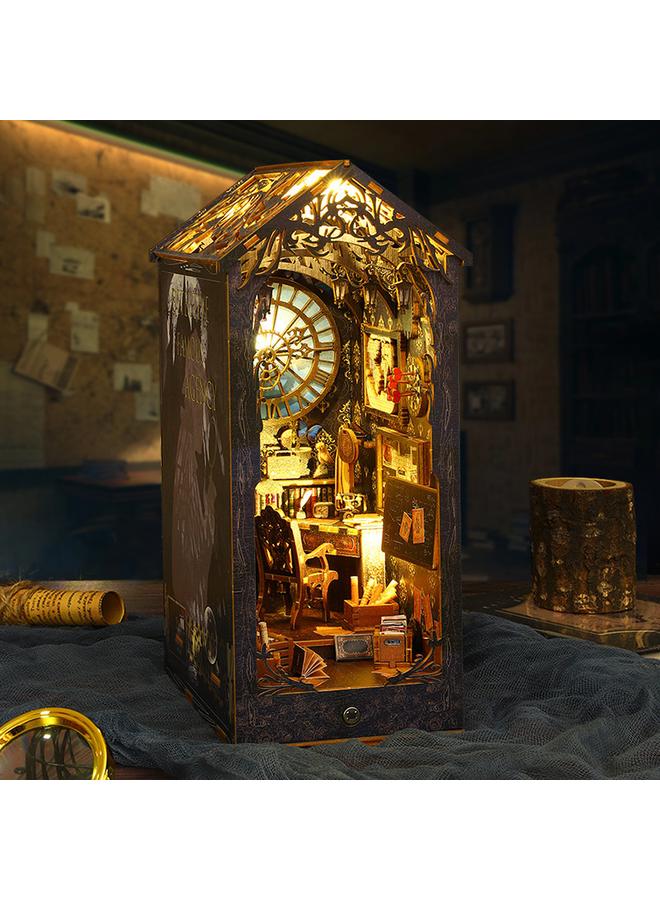 Bluejw Jiate Diy Hut Detective Famous Club 3d Three-dimensional Assembly Book House Miniature Model Building Toys For Men And Women - Image 1