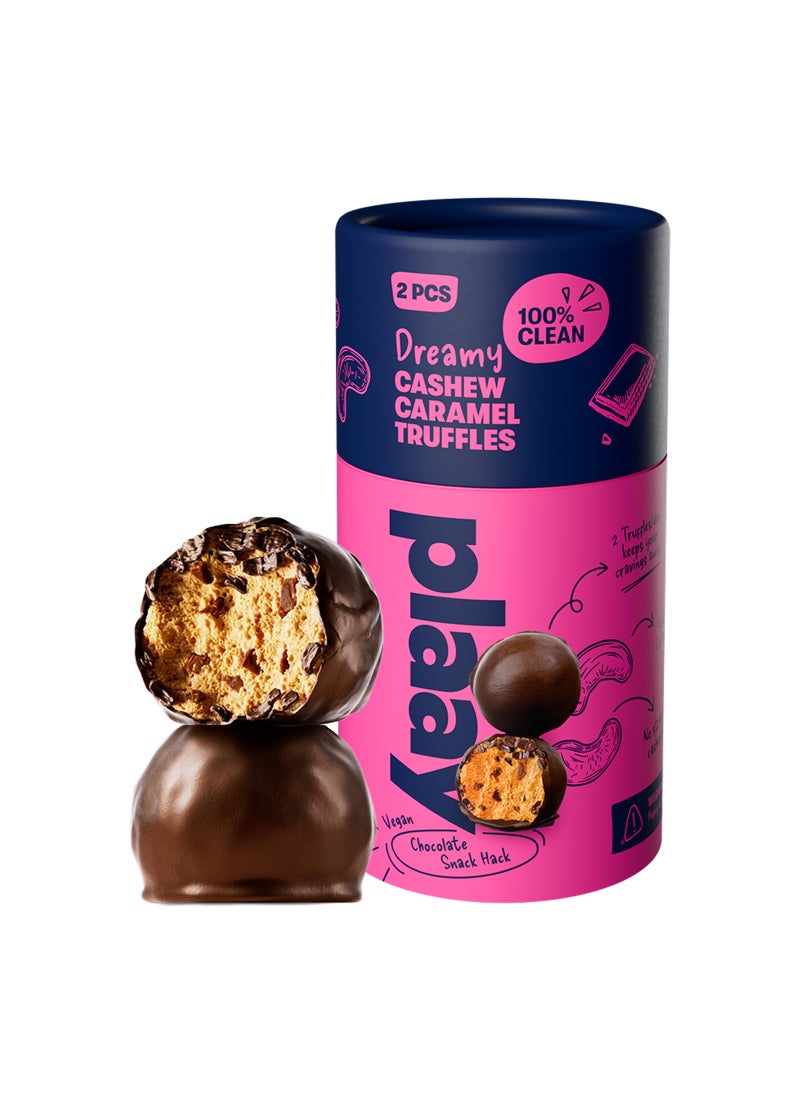 Plaay Cashew Caramel Chocolate Truffles - Image 1
