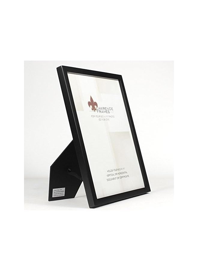 Lawrence Frames Frames Black Wood Certificate Picture Frame, Gallery Collection, 8-1/2 by 11-Inch  - Image 3