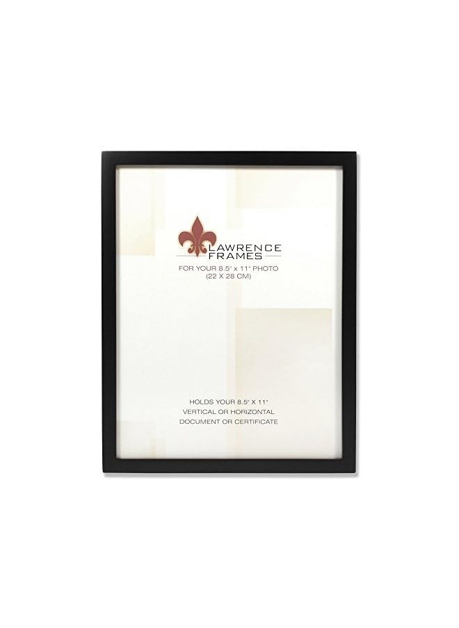 Lawrence Frames Frames Black Wood Certificate Picture Frame, Gallery Collection, 8-1/2 by 11-Inch  - Image 2