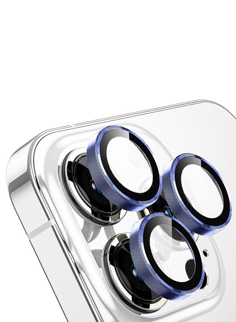 Wtech Apple iPhone 15 Pro 2023 Premium Camera Lens Film Protector Shield (MLHICR) - Clear/Blue  - Image 4