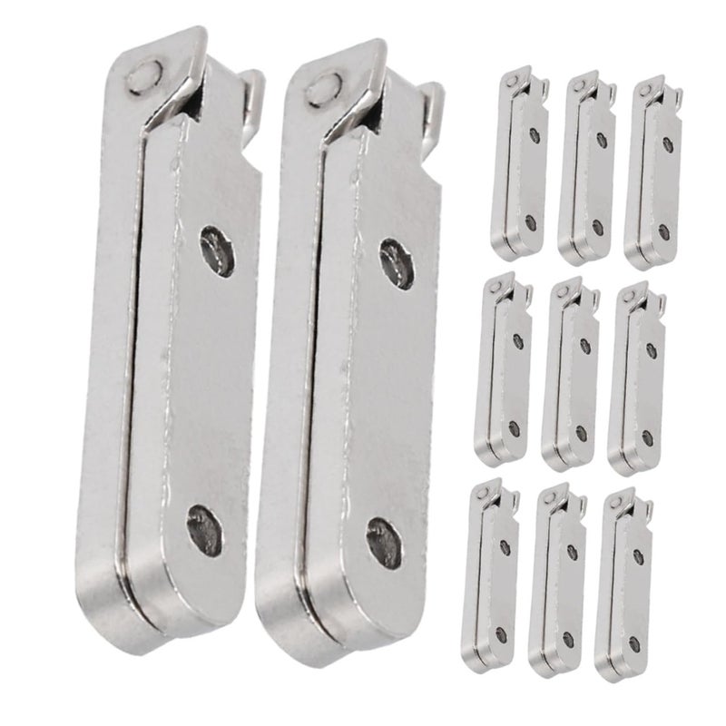 Zinc Alloy 90 Degree Folding Hinges 12pcs for Jewelry Box Furniture DIY Craft - Image 2
