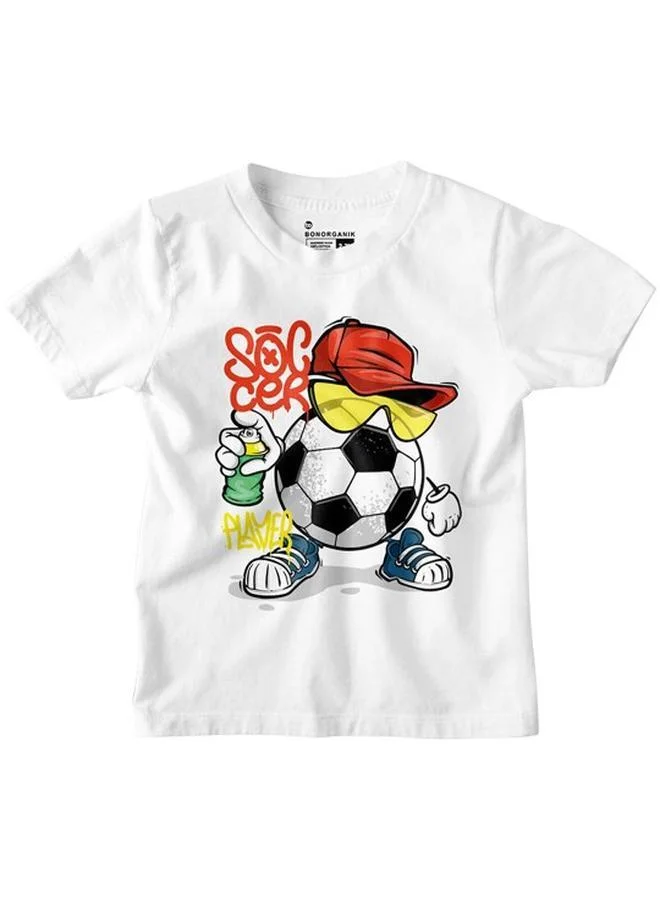 Bonorganik Boy's Multicolour 100% Cotton Printed Regular Fit Combo Of 5 T-Shirt