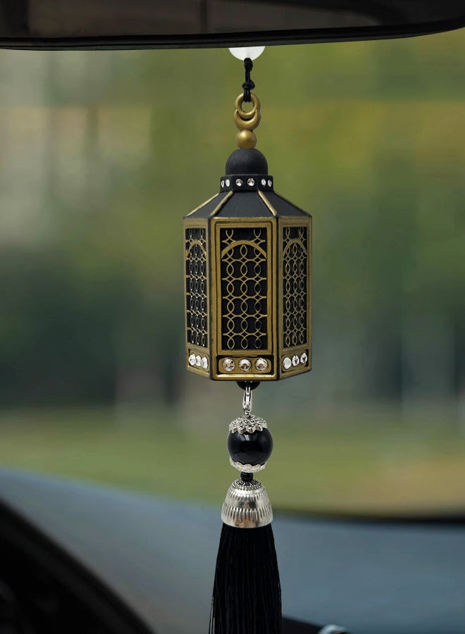 Generic High end car pendant, rearview mirror, simplified architectural design, high-end car decoration parts, interior pendant  - Image 1
