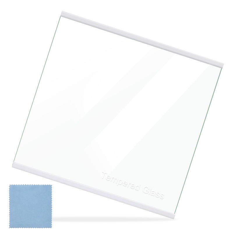 FBULWSEC UPGRADED W11130202 Freezer Glass Shelf, Fridge Tempered Glass Shelf for Whirlpool Freezer Shelf Replacement, Refrigerator Glass Door Shelf Parts Replaces W10527848, 4545865, EAP12347521, WRS571CIHZ04 - Image 1