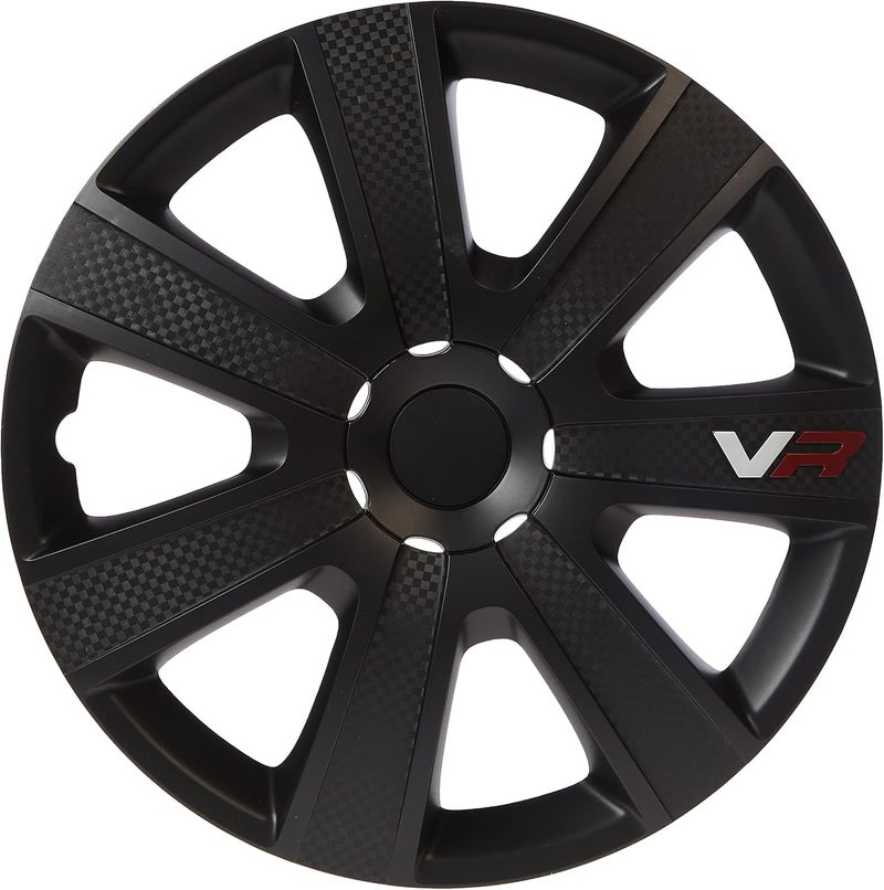 ALPENA طقم أغطية عجلات الكربون Alpena 58259A Vr - أسود - 15 بوصة - عبوة من 4 - Image 3