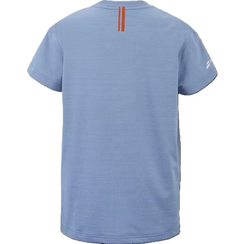 Babolat  BABOLAT TENNIS EXERCISE TSHIRT, 4BTG017, BLUE for Men | Best Price UAE