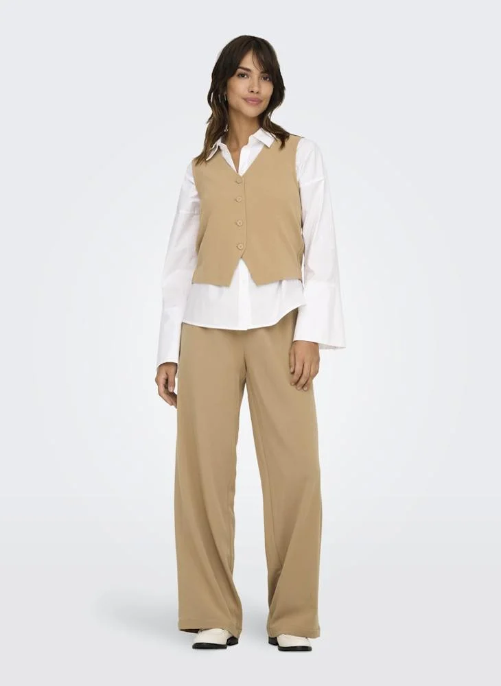 ONLY Button Detail Waistcoat