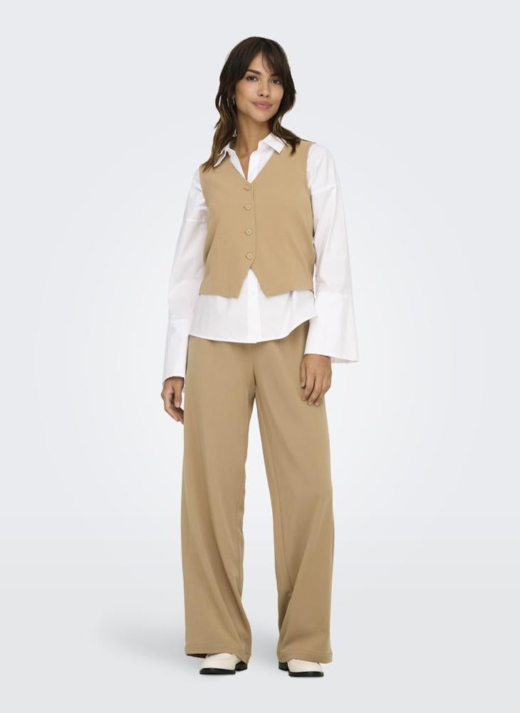 ONLY - Button Detail Waistcoat - Image 1